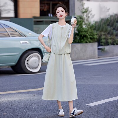 2026夏季新款马甲两件套显瘦女