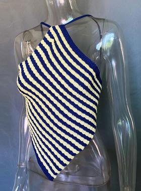 stripe fuzzy stacked pants baddie outfits women elastic