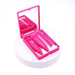 brush Portable mini makeup with mirror set