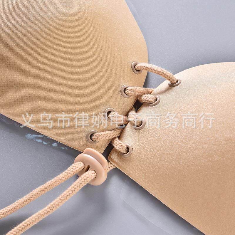 Womens strapless invisible bra for small chest push-up