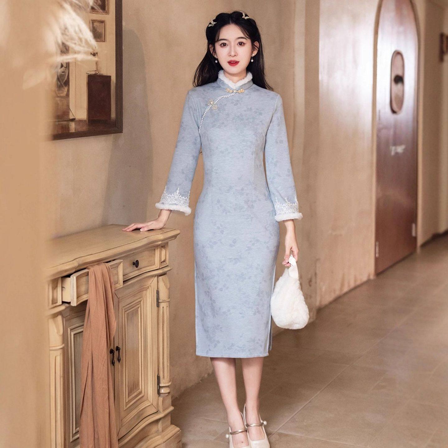 2026年秋冬高端国风旗袍日常可穿