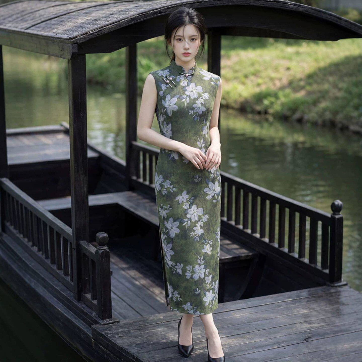 新中式国风改良旗袍女装夏季高级感绝2026年新款年轻款少女上班穿