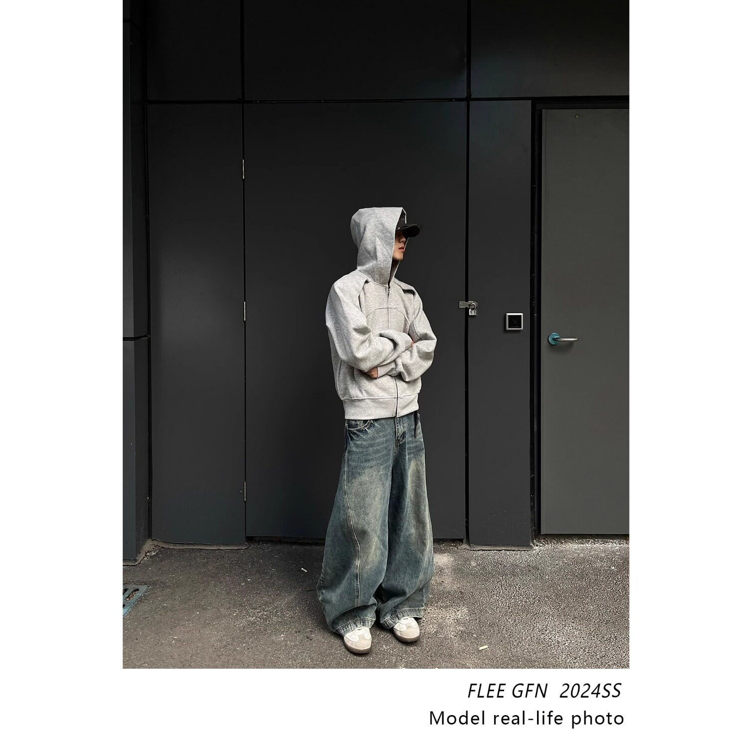 网图美式复古拼接连帽休闲开衫卫衣男女运动夹克外套AA246-特P58,男装夹克,星座1007（原301D）