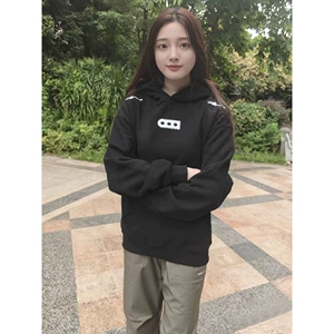 网图 卫衣男女款连帽套头秋冬季美式休闲运动刺绣外套CX216-特P48图片