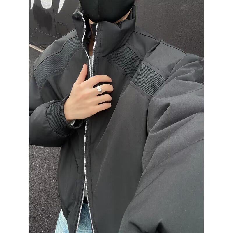 网图美式棉服男款冬季加厚棉衣外套立领夹克棒球服MY6049-特P72,男装夹克,星座1007（原301D）
