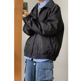 网图翻领外套男士老钱风春装夹克行政夹克AB174-特P65，男装夹克，星座1007（原301D）