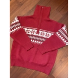 网图半拉链高领毛衣男费尔岛提花宽松套头针织上衣A1516-特P60，男装针织衫/毛衣，星座1007（原301D）