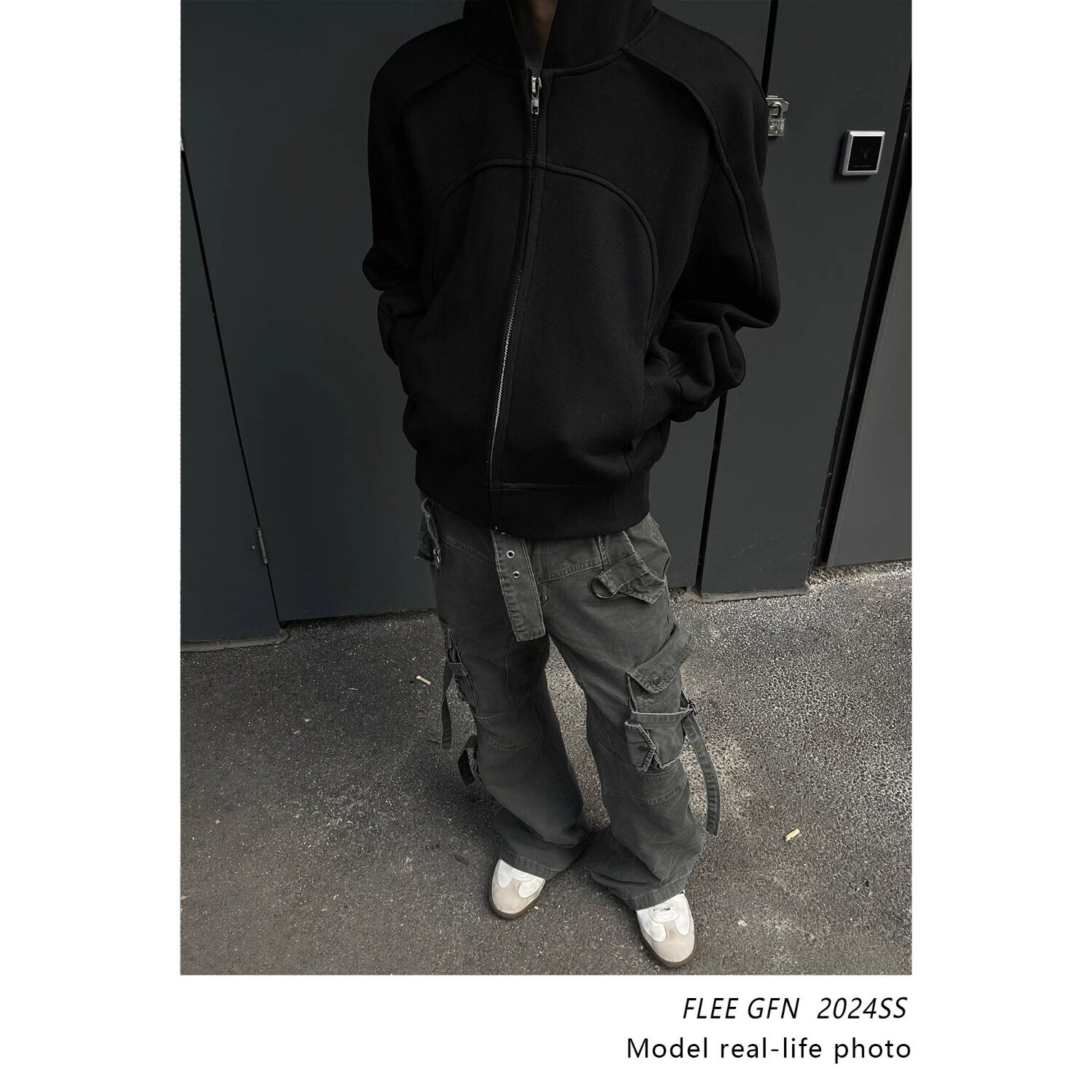 网图美式复古拼接连帽休闲开衫卫衣男女运动夹克外套AA246-特P58,男装夹克,星座1007（原301D）