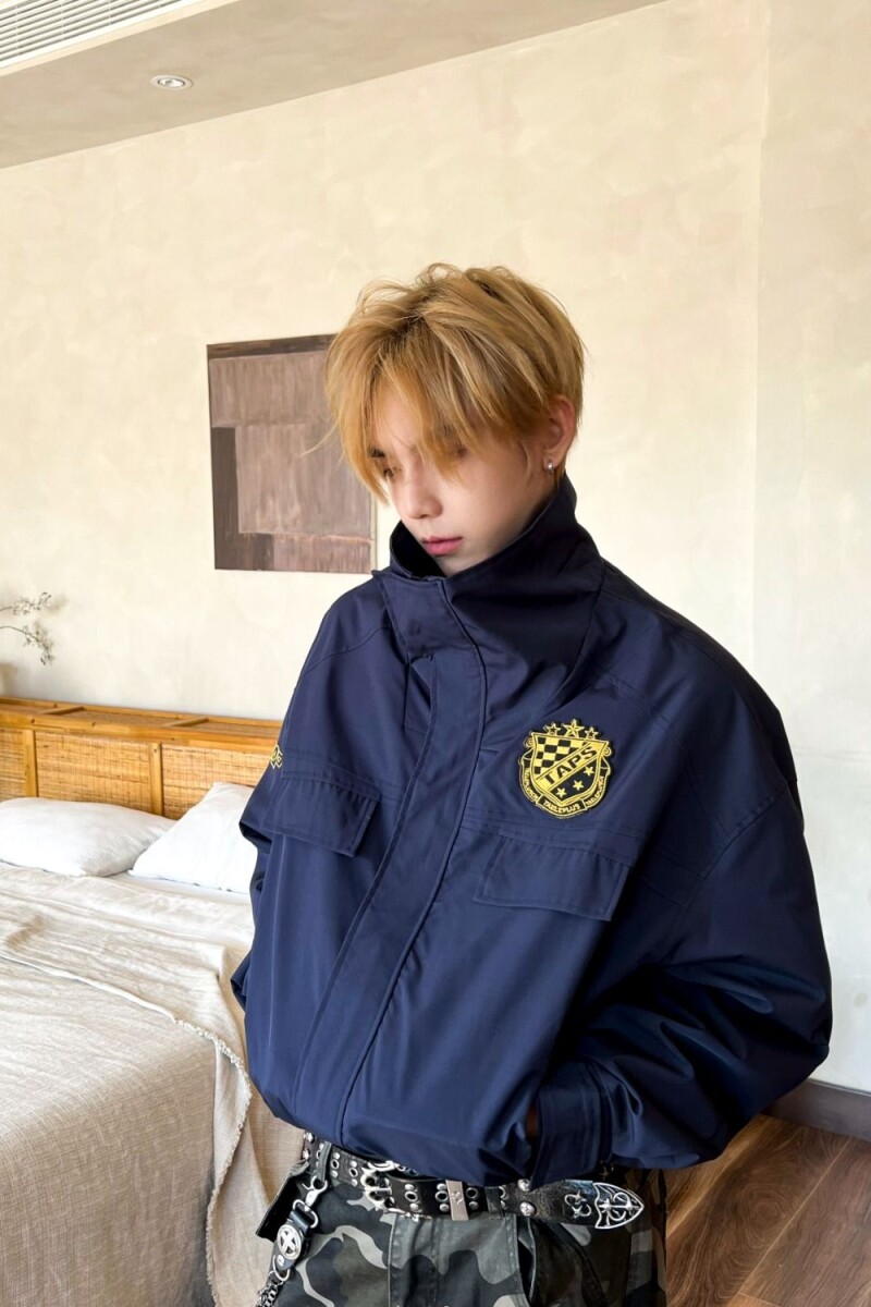 网图美式复古短款男女立领飞行员夹克外套BP1054-特P82,男装夹克,星座1007（原301D）