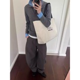 网图假两件双层领长袖毛衣松弛感翻领针织衫外套YM6611-特P65，男装针织衫/毛衣，星座1007（原301D）