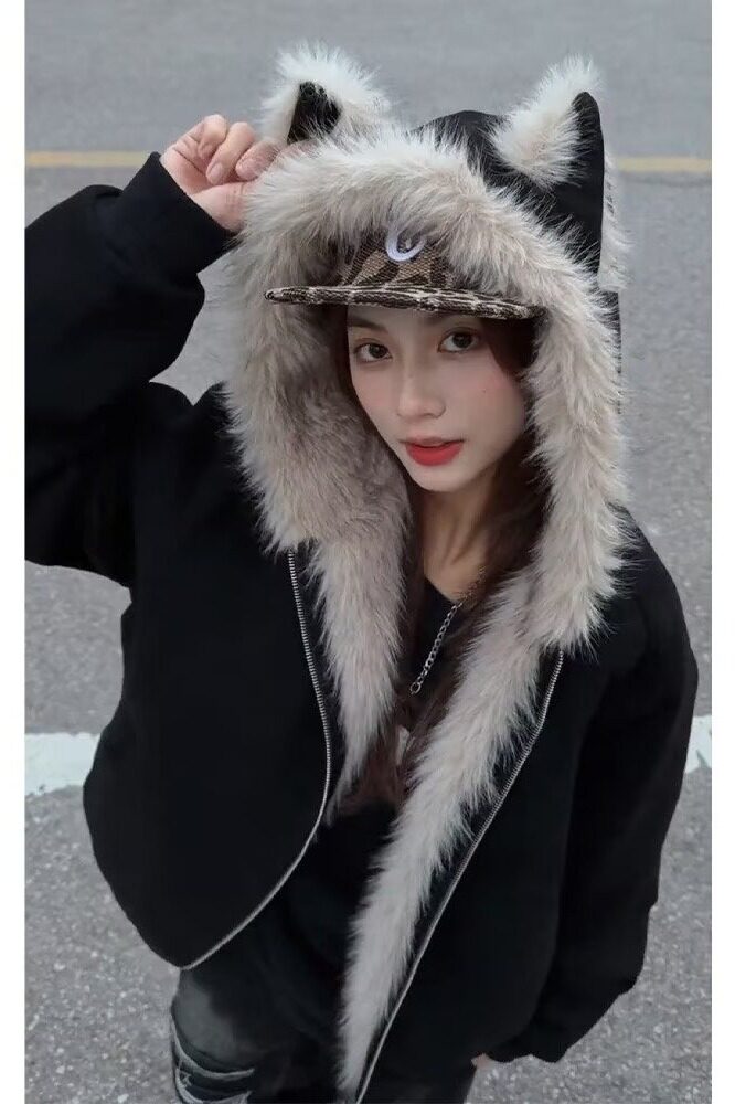 网图冬季棉袄连帽棉衣棉服男麂皮毛领夹棉座山雕外套A2215-特P90,男装棉衣,星座1007（原301D）