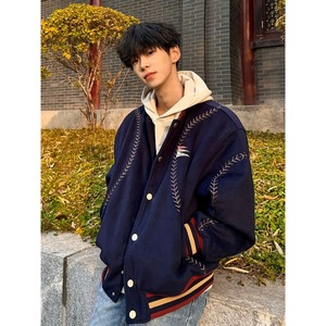 网图冬季宽松棒球棉服男女美式休闲厚外套503A-特P72，男装棉衣，星座1007（原301D）