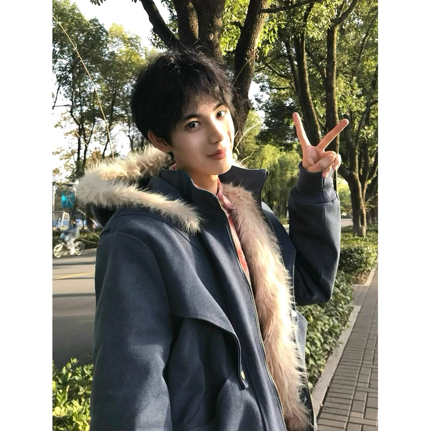 网图座山雕外套棉服男款冬季美式御寒保暖棉衣S5088-特P125,男装棉衣,星座1007（原301D）
