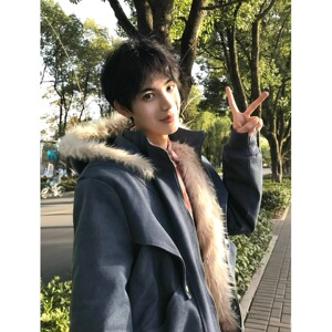 网图座山雕外套棉服男款冬季美式御寒保暖棉衣S5088-特P125图片