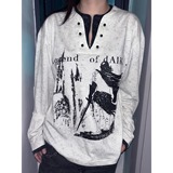 网图假两件卫衣男女同款春秋新款骑士印花宽松长袖T恤XT01-特P42,男装T恤,星座1007(原301D), 网图假两件卫衣男女同款春秋新款骑士印花宽松长袖T恤XT01-特P42,男装T恤,星座1007(原301D),