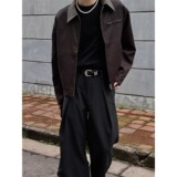 网图老钱风双面夹克外套男EJ9002-特P85，男装夹克，星座1007（原301D）