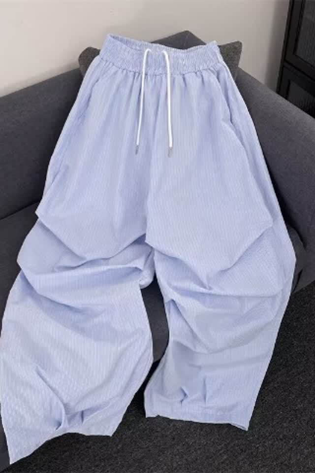 简约美式高街设计感字母刺绣休闲裤女BK91YY-特P56,男装休闲裤,星座1007（原301D）