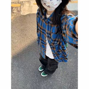 网图秋季新款格子长袖衬衫男CS8105-特P35图片