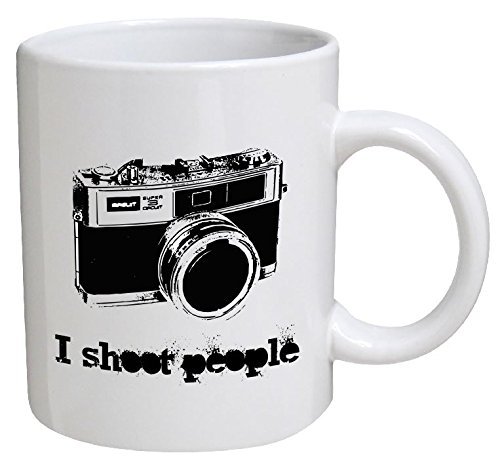 新款抖音ins网红趣味i shoot people陶瓷咖啡牛奶马克茶水杯礼物图片