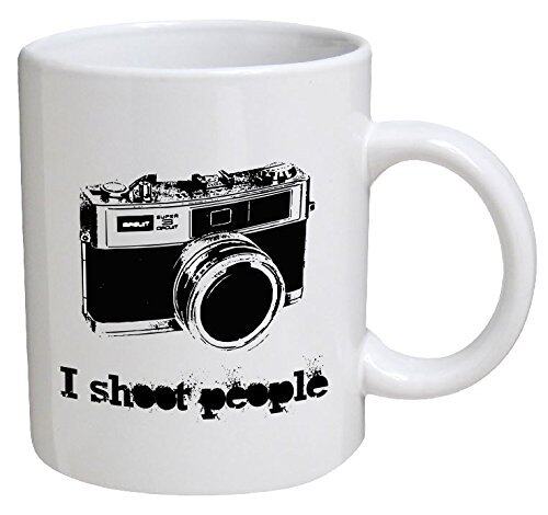 新款抖音ins网红趣味i shoot people陶瓷咖啡牛奶马克茶水杯礼物