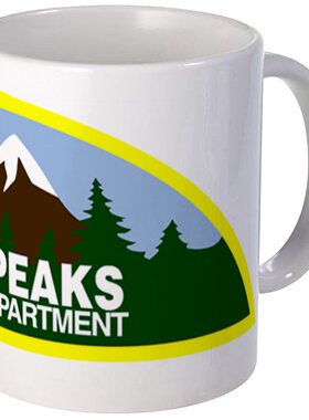2017Twin Peaks Sheriff Department马克杯简约咖啡杯包邮