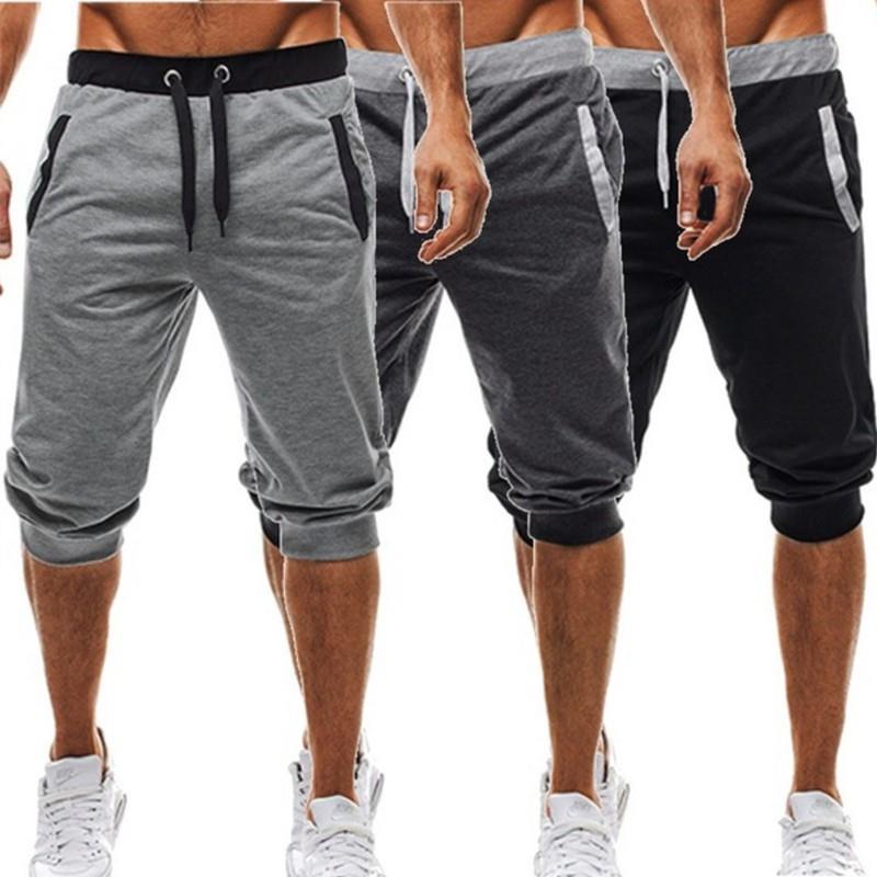 Shorts Men Short Pants For New Suit Pocket Mens Solid Summer-封面