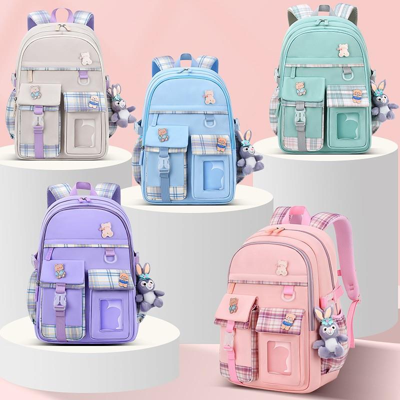 Schoolbag girls cartoon cute children's backpack student boy