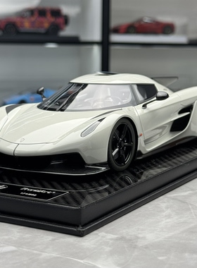 现货 FRONTIART 1:18科尼赛格 Jesko 杰斯科 灰色 树脂车模