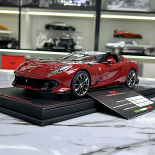 MR法拉利Ferrari 812 Competizione A敞篷仿真树脂汽车模型1 18