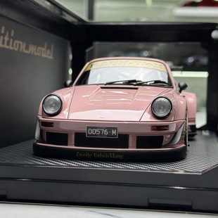 Ignition IG 1:18 保时捷 RWB 930 粉色 收藏摆件 树脂汽车模型