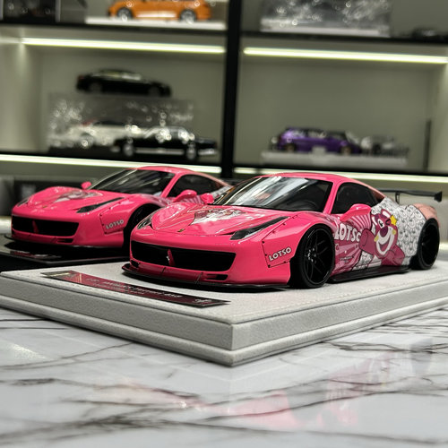 BBA Car Model 1:18 法拉利Ferrari 458 GT 1.0 大尾翼 树脂车模