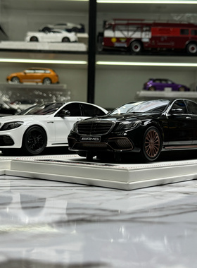 Vehicle Art 奔驰AMG W222 S65限量版仿真树脂汽车模型1 18摆件
