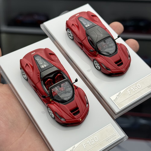 1:64 street buster sb法拉利拉法 跃马f150 合金开盖汽车模型