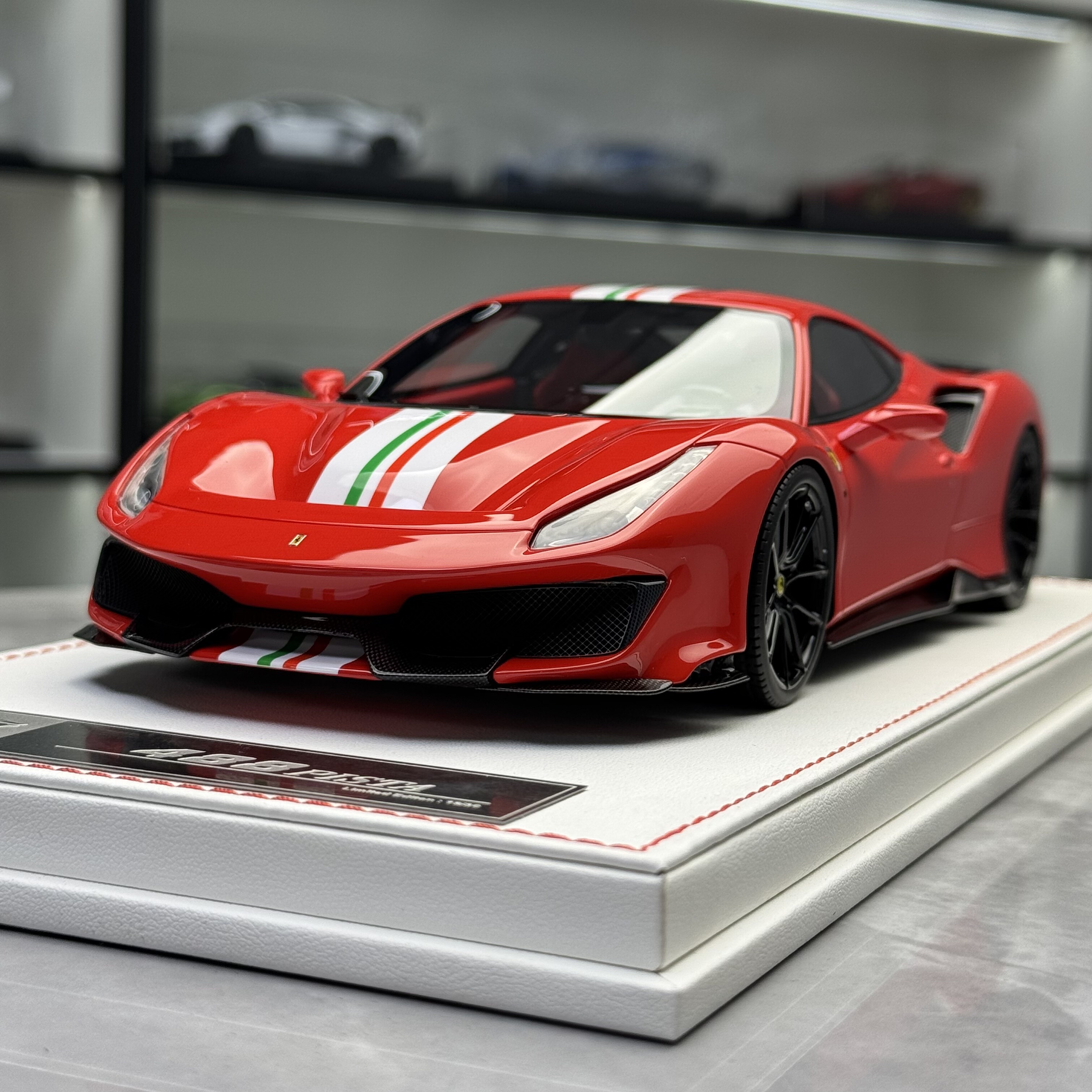 GH Model 1/18 法拉利Ferrari Novitec 488 pista 限量版模型摆件