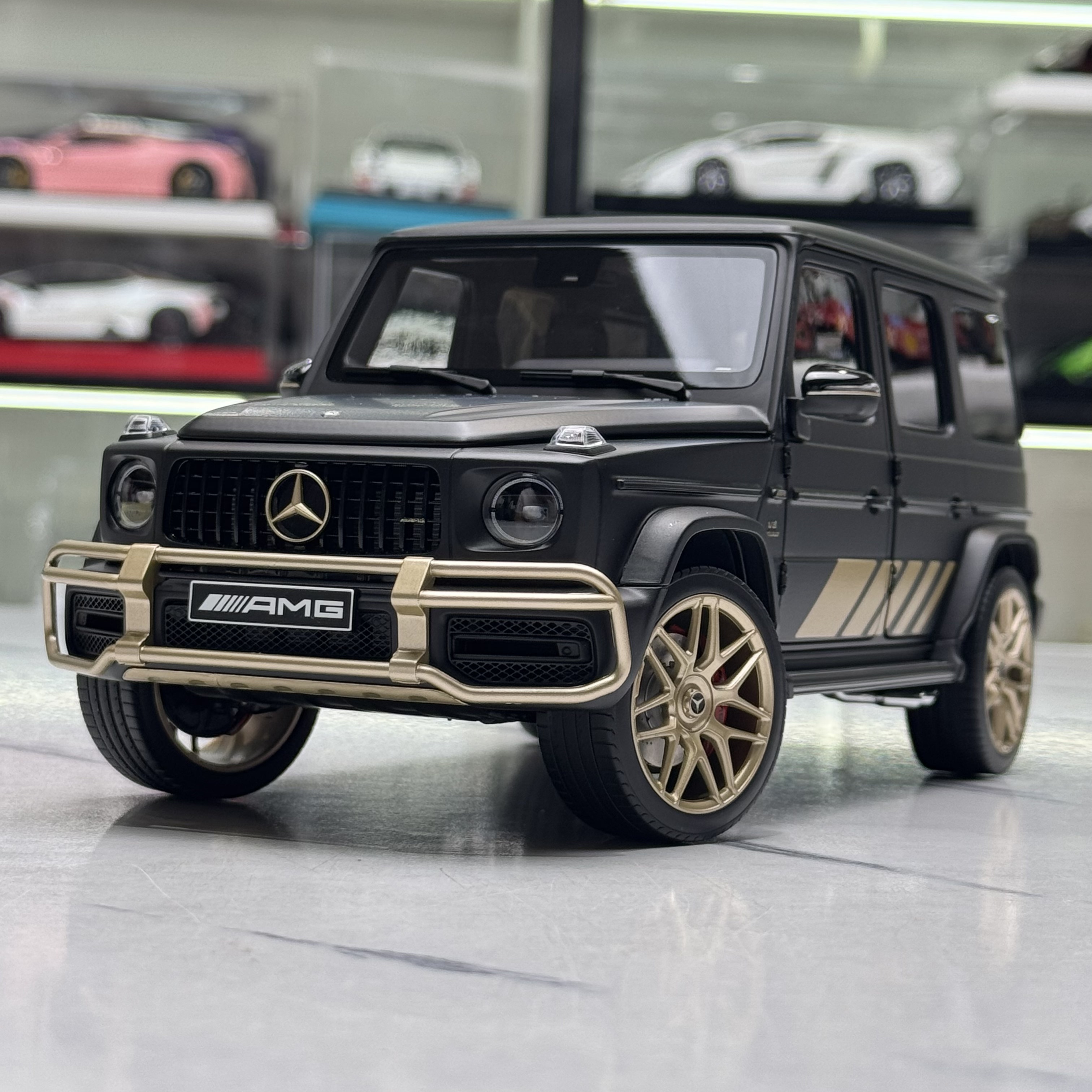 AR 1/18奔驰AMG G63 Grand Edition 甲辰臻藏版2024 合金汽车模型