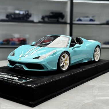 HH Model 1/18 法拉利458 Speciale 限量版仿真树脂汽车模型收藏