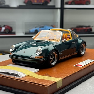 MAKE UP 1:18 保时捷仿真汽车模型复古改装 911 964 Singer Targa