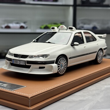 VEHICLE Art 1/18 标致Peugeot 406 TAXI出租车 树脂模型汽车模型