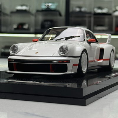 MCM 1:18 保时捷 Singer DLS Turbo 珍珠白 树脂仿真汽车模型