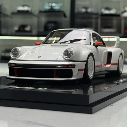 MCM 1:18 保时捷 Singer DLS Turbo 珍珠白 树脂仿真汽车模型