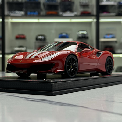 BBR 1:18 法拉利Ferrari 488 Pista 限量版高端树脂汽车模型