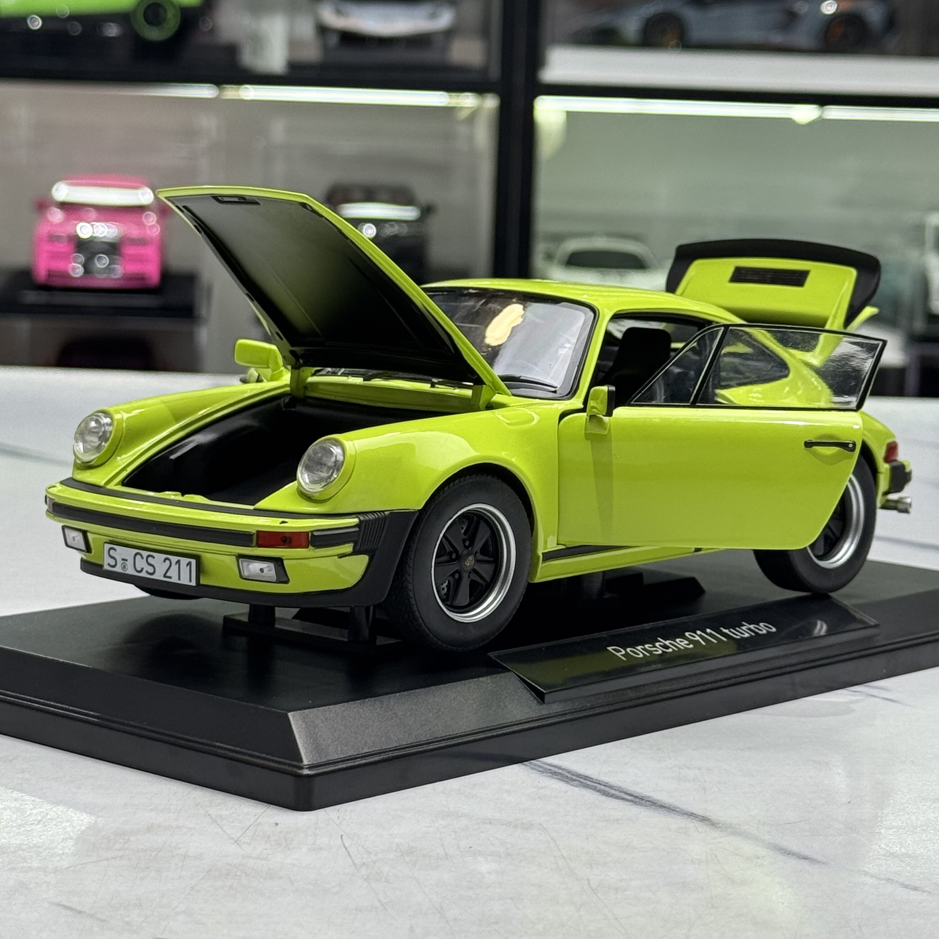 NOREV诺威尔1:18保时捷911 turbo 930合金仿真全开汽车模型礼品