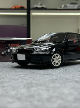 MH 本田思域Honda Civic TypeR EK9仿真合金金属汽车模型收藏1 18