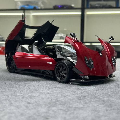 Almost Real汽车模型AR+1:18帕加尼 Zonda F 2005款 合金全开车模