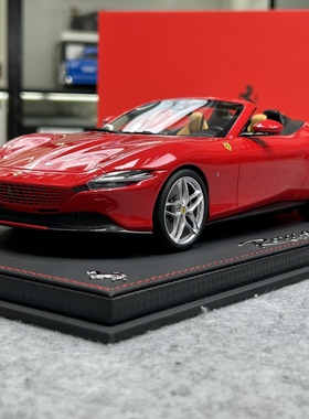 BBR 1:18 roma spider 红色 罗马 法拉利 Ferrari 树脂汽车模型
