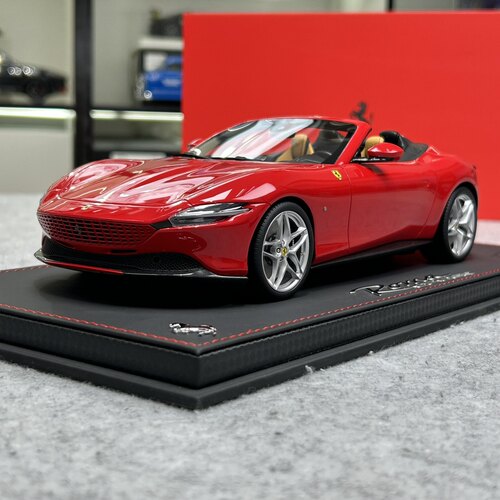 BBR 1:18 roma spider 红色 罗马 法拉利 Ferrari 树脂汽车模型