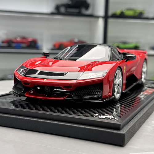 BBR 1：18 法拉利 F80 新马王 Rosso Corsa 高端树脂汽车模型