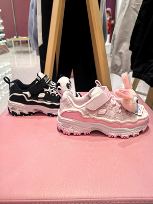 Skechers斯凯奇儿童2025新款儿童休闲运动鞋老爹鞋熊猫鞋319071L
