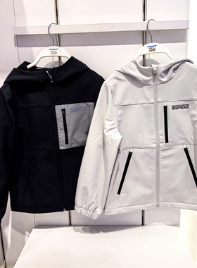 斯凯奇儿童2025冬季新款男童运动户外系列休闲运动外套 P425B015