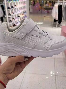 Skechers斯凯奇男童鞋 轻便舒适透气时尚魔术贴休闲运动鞋403671L